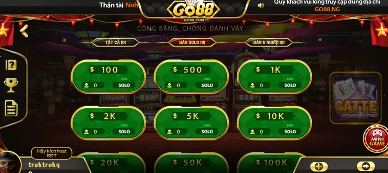 Khẳng Định Đẳng Cấp Thợ Săn Bài Lão Luyện Cùng Siêu Phẩm Catte Tại Go88 Đỉnh Cao