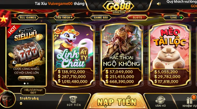 Bứt Phá Giới Hạn Săn Hũ Vàng Thần Cấp Cùng Siêu Phẩm Nổ Hũ Go88 Thời Thượng