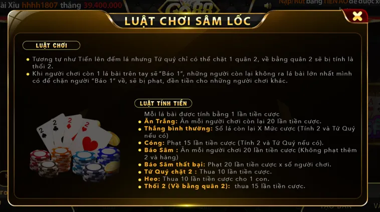 Sâm Lốc Tại Go88 Sảnh Bài Đấu Trí Sôi Động Chinh Phục Kho Báu Khủng