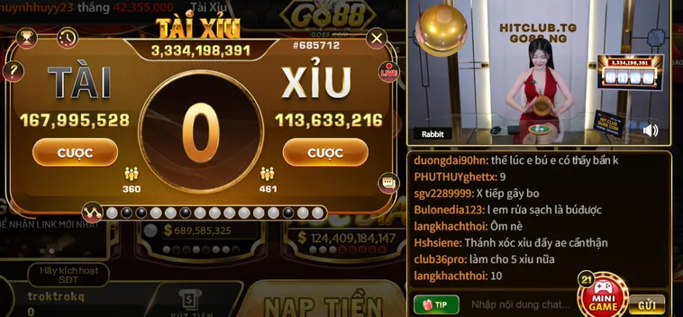 Thao Túng Quy Luật Mở Thưởng Kịch Tính Cùng Sảnh Tài Xỉu Livestream Tại Go88 Thời Thượng