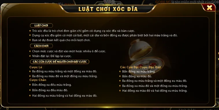 Khẳng Định Bản Lĩnh Đầu Tư Với Siêu Phẩm Casino Xóc Đĩa Tại Go88 Thời Thượng